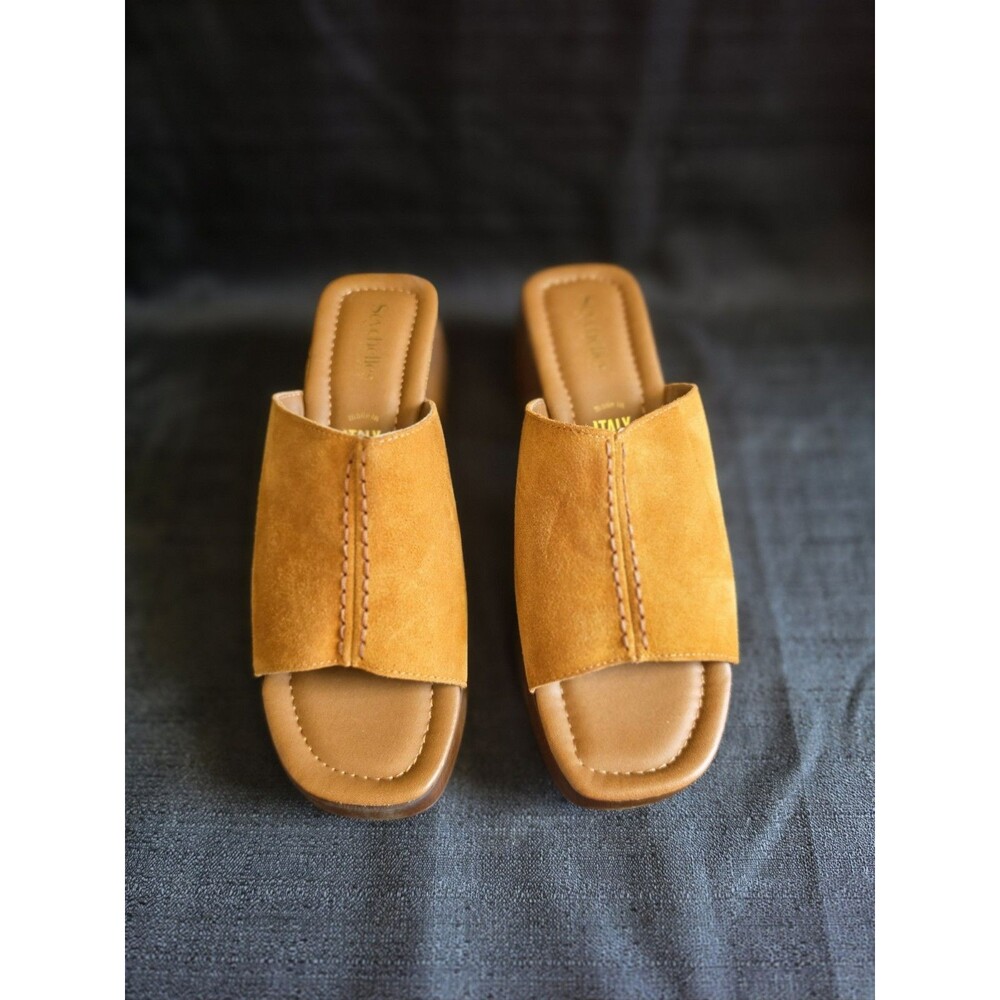Seychelles Made For Me Suede Platform Mule NWOB Size 9 Boho Festival Concert